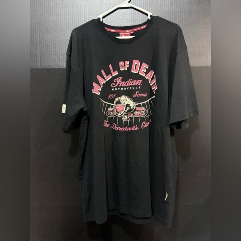 🧿Indian Motorcycle Black Wall of Death T-shirt